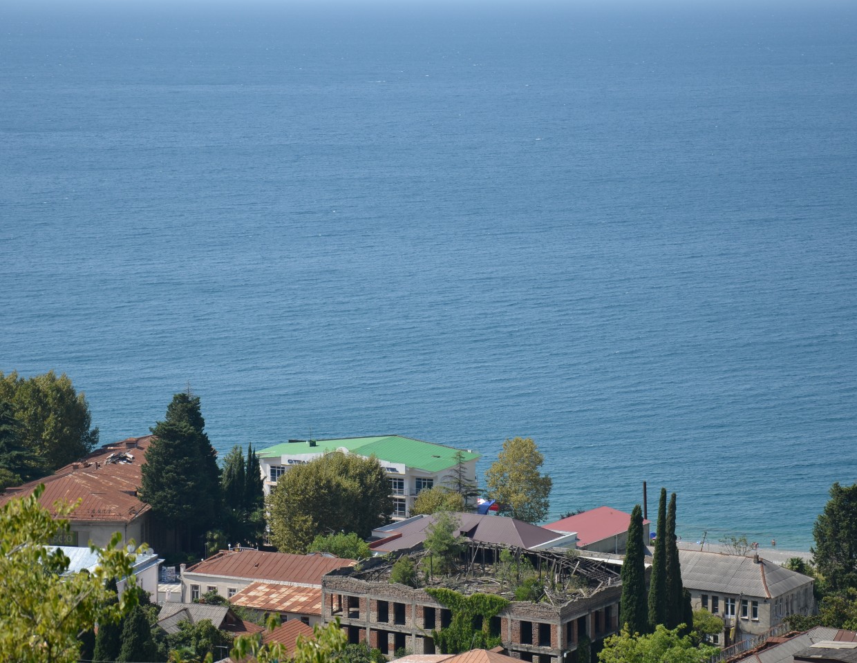 Гагры Абхазия частный сектор возле моря